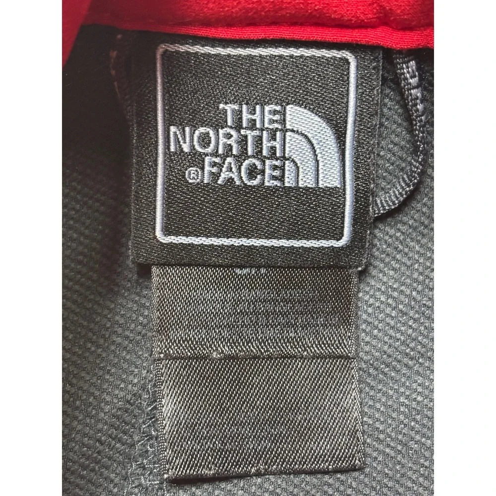 The North Face Mens Apex Softshell Jacket Red Black Full‎ Zip Size S